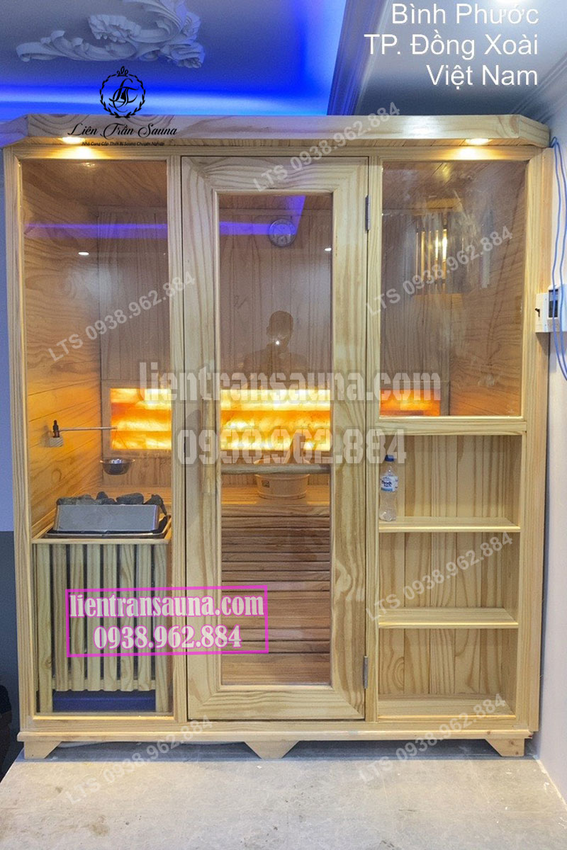 HOÀN THIỆN, BÀN GIAO PHÒNG XÔNG HƠI KHÔ (1.7m x 1.2m x 2m) CHO CHỊ THANH Ở TP. ĐỒNG XOÀI, TỈNH BÌNH PHƯỚC