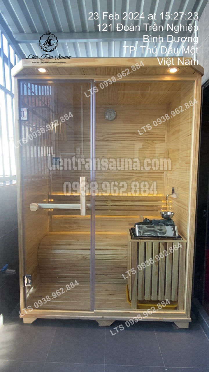 THIẾT KẾ VÀ THI CÔNG PHÒNG XÔNG HƠI CHO ANH KHOÁN Ở TP. THỦ DẦU MỘT, TỈNH BÌNH DƯƠNG